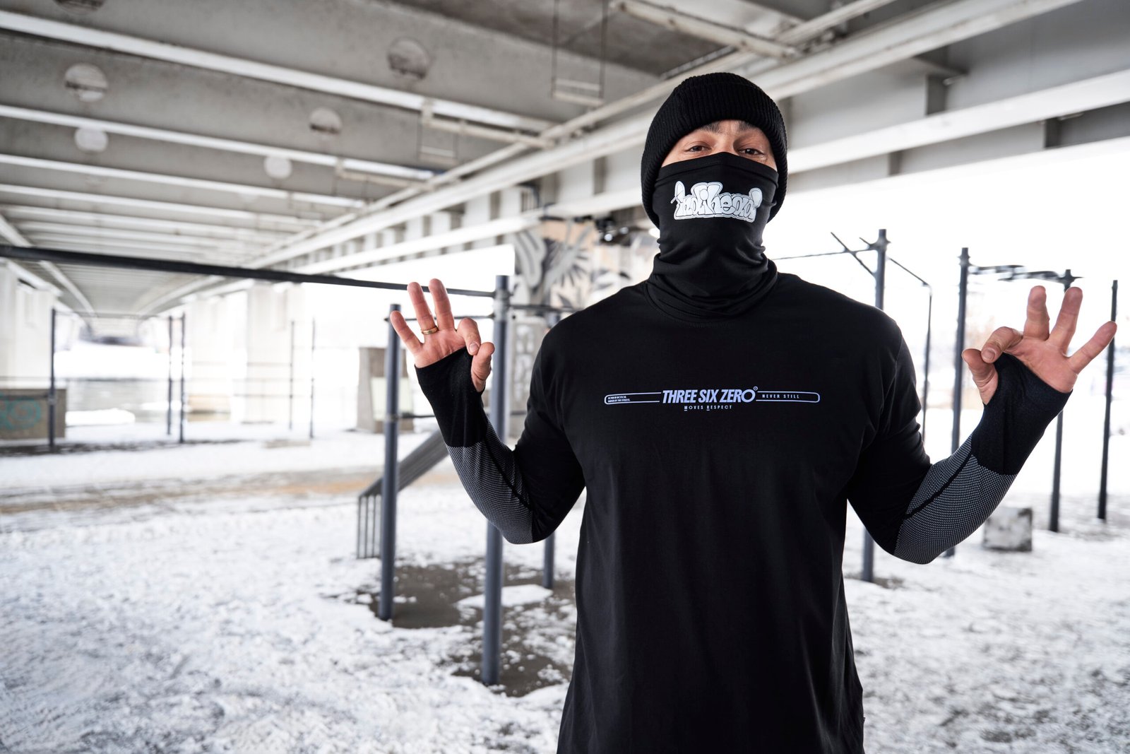 T-Shirt 360 Running Black