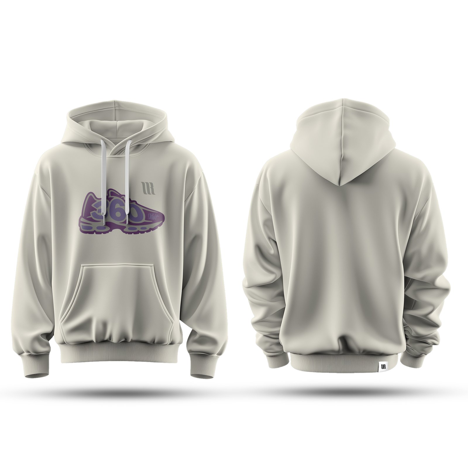 360 AIRMAX HOODIE ECRU